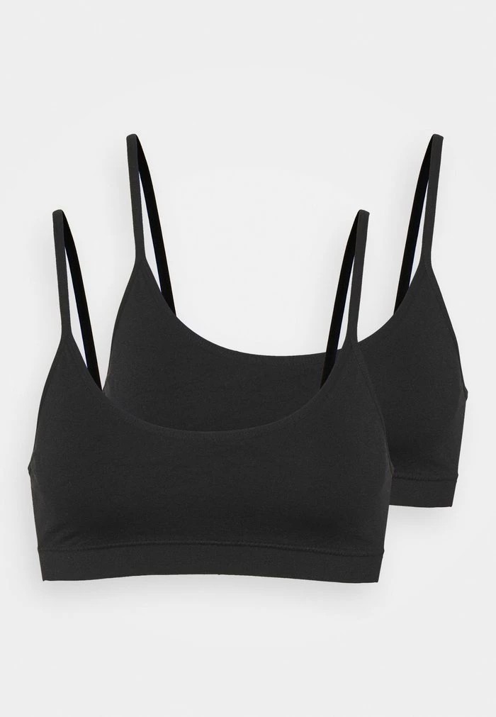 Soutien Gorge Sport ANNA FIELD Anna Field 2pp Seamless Crop Top Noir Femme | PDM-4615630